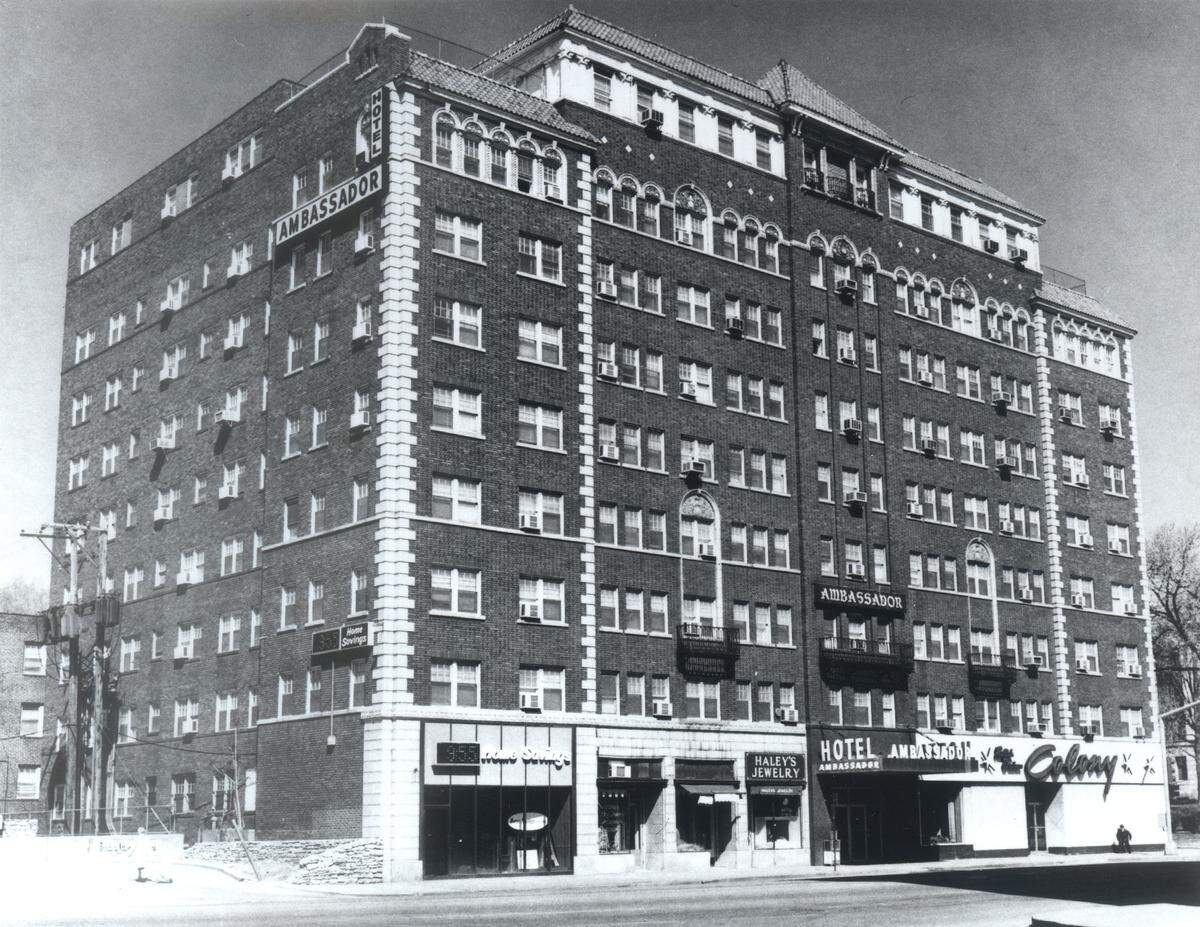 The original Ambassador Hotel in Kansas City is considered one of Nelle Peters’ most important works.