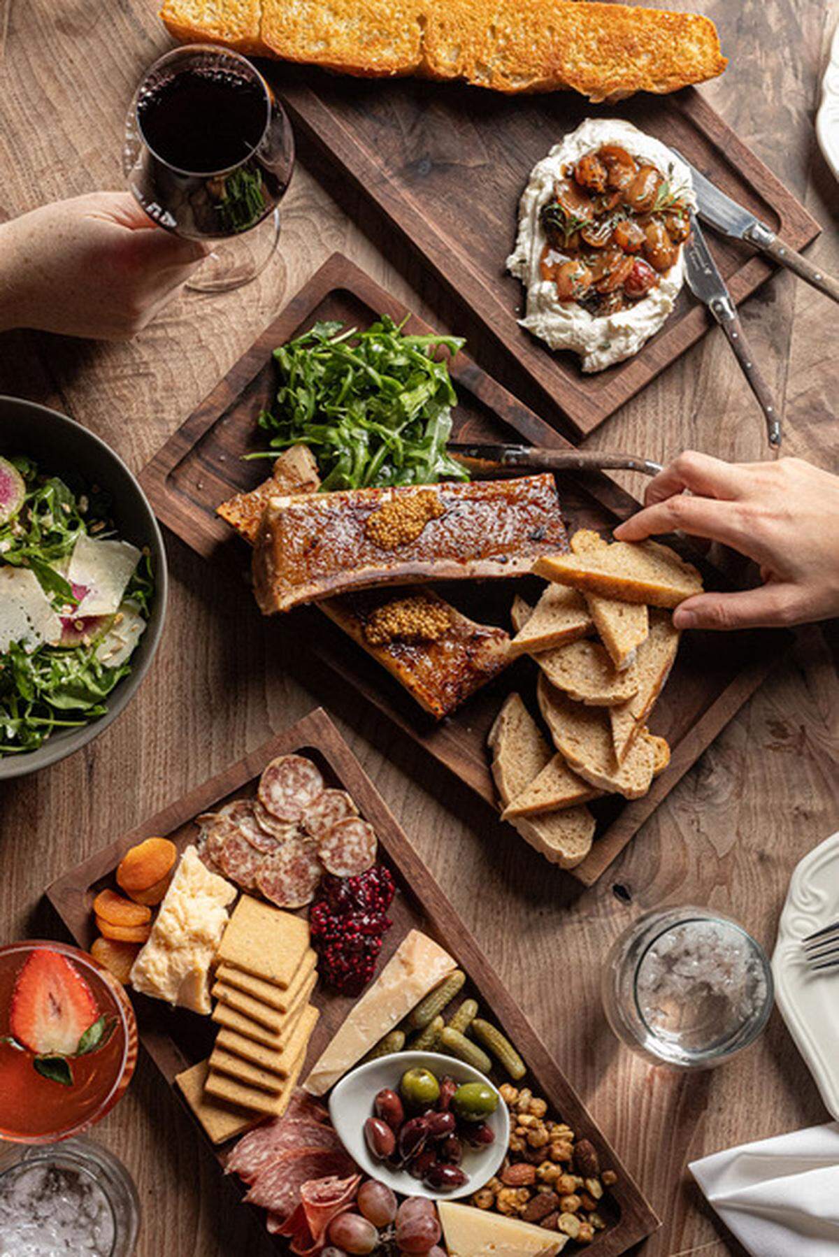 Charcuterie boards are among the options on the soon-to-launch dinner menu at Eldersle Farm.