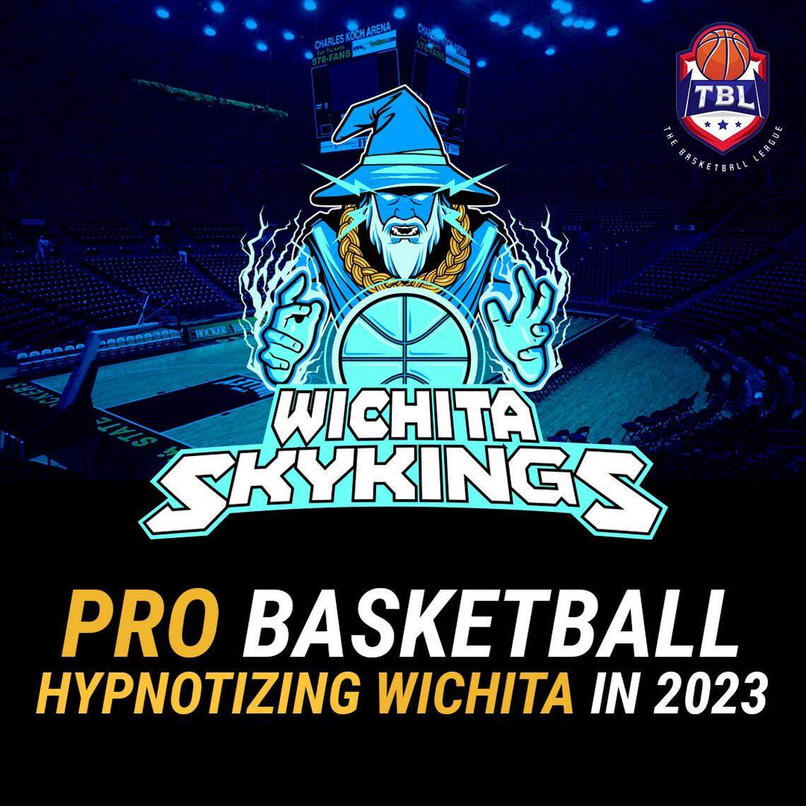 The Wichita Skykings are the new minor-league basketball team in town that will play their home games at Koch Arena.