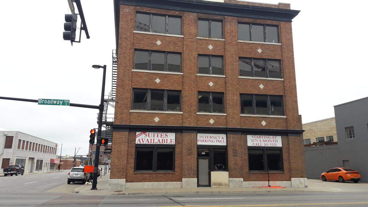 A Wichita actress and her mother say a false attack ad targeting mayor candidate Brandon Whipple was shot in this downtown Wichita building, where video producer Matthew Colborn shares an office with City Council member James Clendenin and state Rep. Michael Capps, R-Wichita.