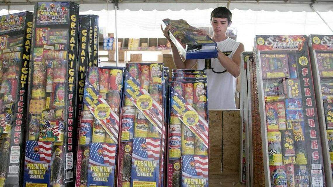 Heavy-duty fireworks like these are legal in suburban communities, but not the city of Wichita.