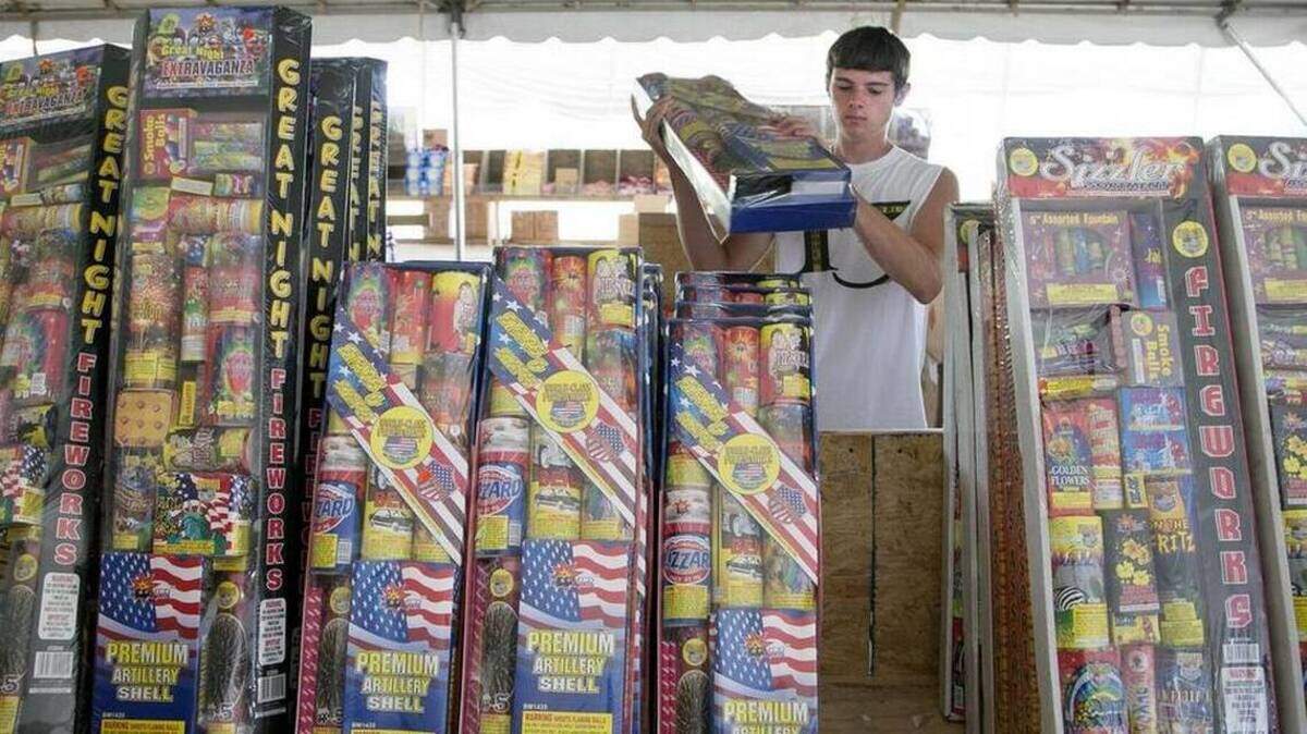 Heavy-duty fireworks like these are legal in suburban communities, but not the city of Wichita.