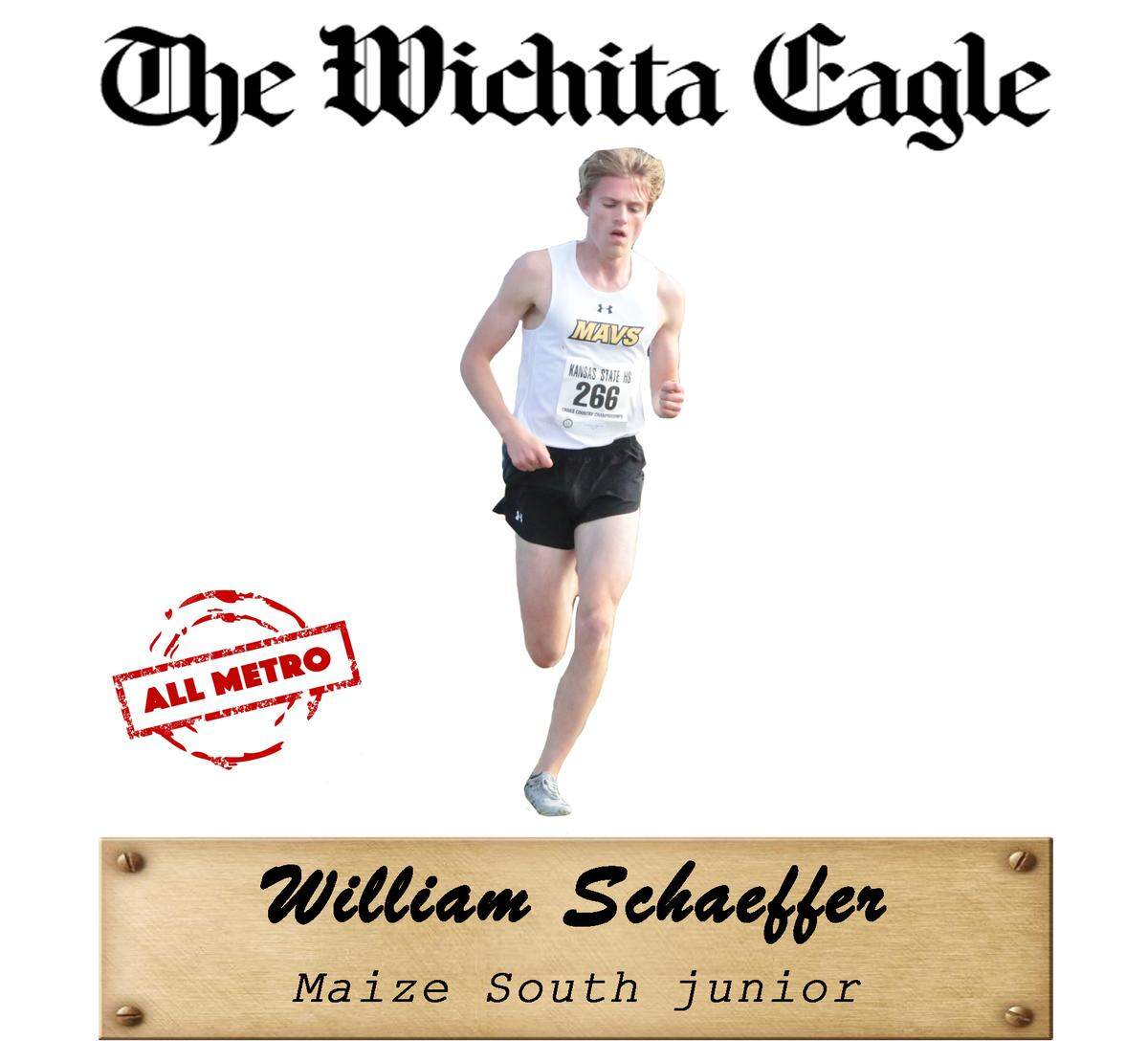 Maize South junior William Schaeffer