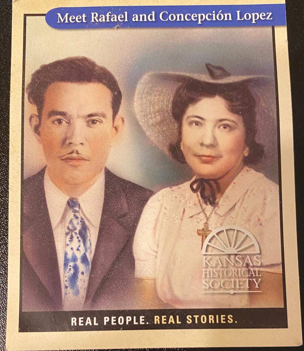 An old photo of Connie’s Mexico Cafe founders Ralph and Connie Lopez was used for inspiration in creating the restaurant’s bright new mural.