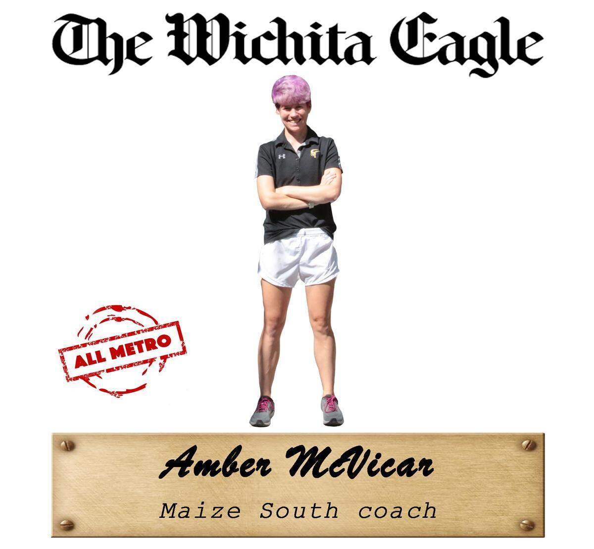 Maize South coach Amber McVicar