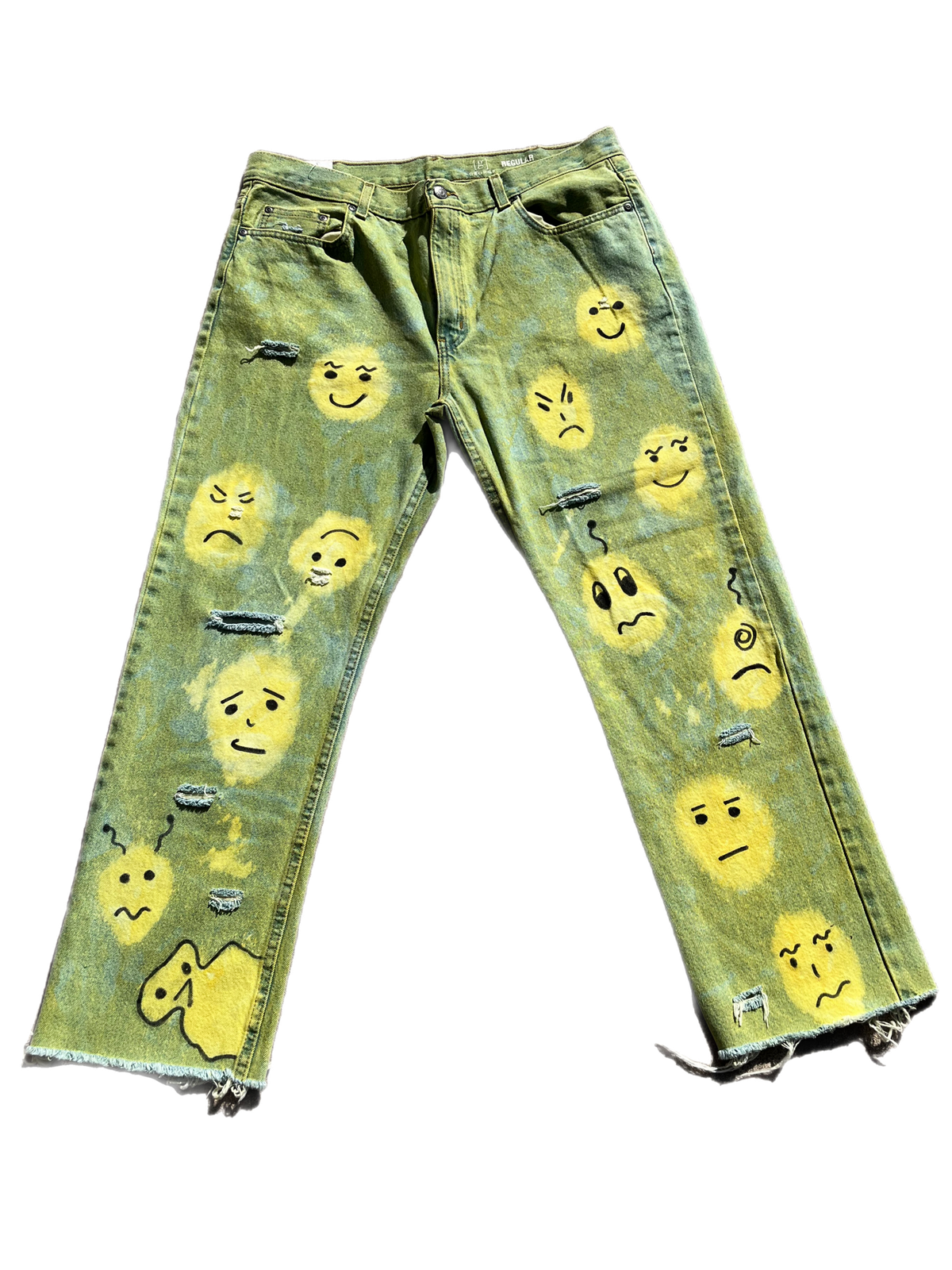 Mark Lozada can take articles of clothing that customers give him and add elements to create new, one-of-a-kind items.