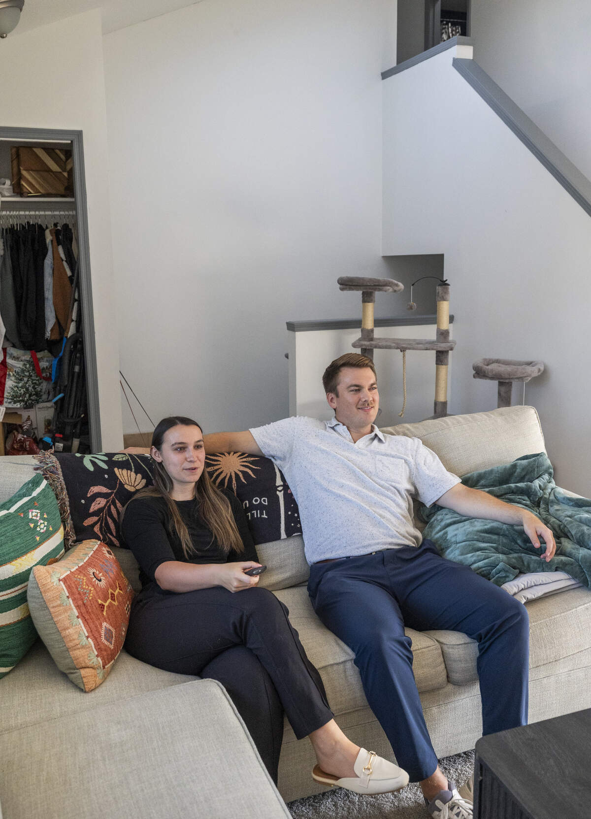 The home that Natalie and Alex Beauchamp bought needs work, but Alex says he’s grateful they found it.