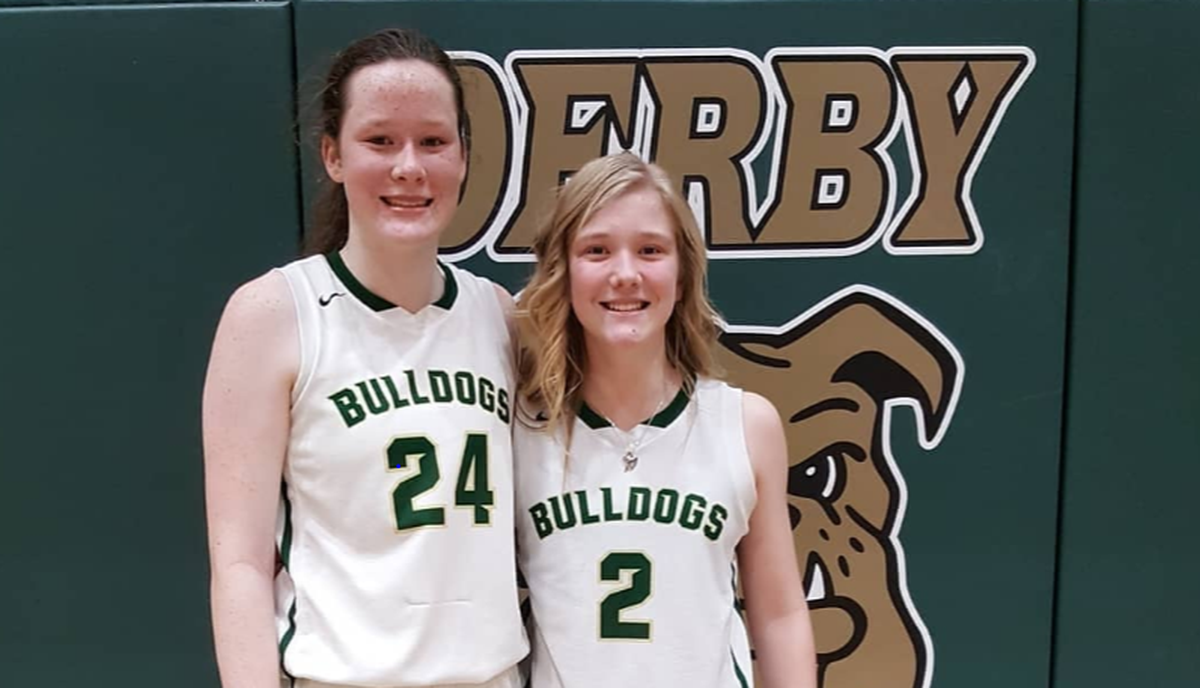 Derby’s Addy Brown, left, and Maryn Archer, right, are entering their sophomore years as Panthers, looking to carry on tradition.