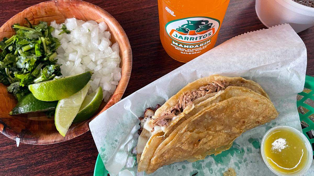 At El Menudazo KC, the beef birria tacos are made using owner Lionel Lucero’s father’s recipe.