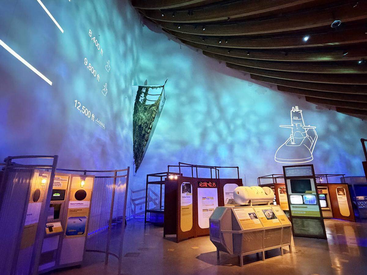 “Finding Titanic: The Secret Mission” at Exploration Place puts you in the shoes of Dr. Robert Ballard, who famously found the Titanic during a classified Navy mission. The traveling exhibit is open now through Sept. 7.