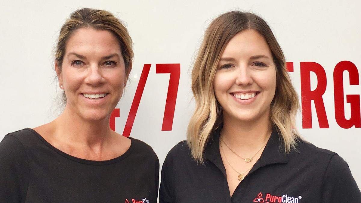 Sara Cloud, left, and Lauren James are opening PuroClean of East Wichita, a restoration franchise that will serve Sedgwick and Butler counties.
