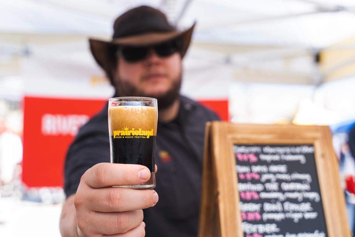 the Prairieland Beer & Music Festival, put on by the Kansas Craft Brewers Guild, happens Saturday at Hyde Park in Wichita.