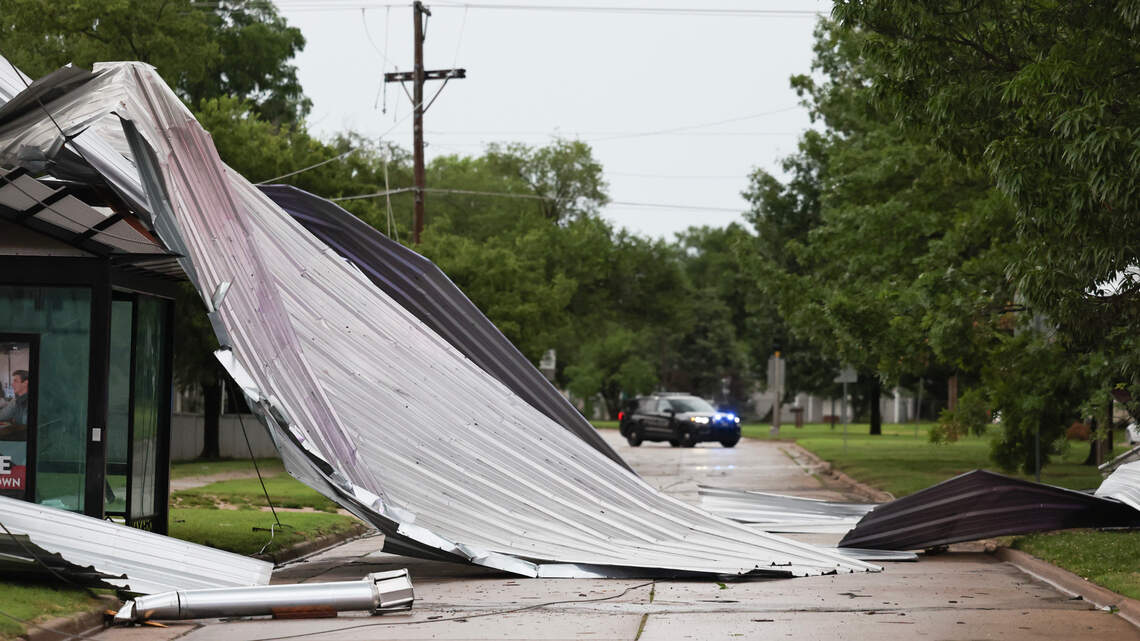 Building that houses decades-old Wichita boxing club floods after roof is blown off