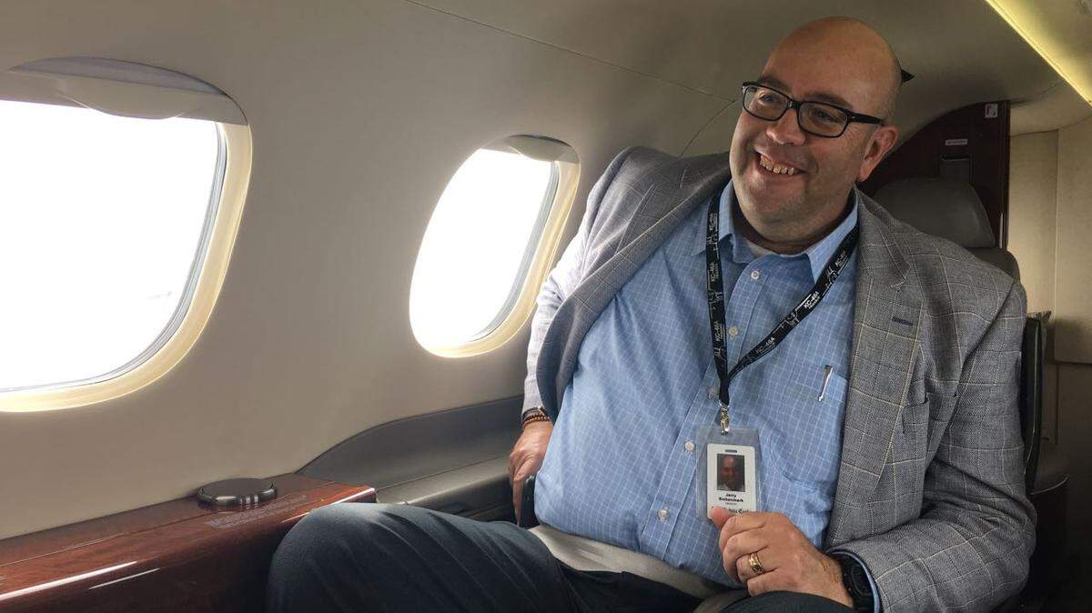 Former Wichita marketer Deanna Harms said one of the many things she liked about Jerry Siebenmark “was his childlike enthusiasm for his profession and the aviation industry. He truly was the proverbial kid in a candy shop.” 