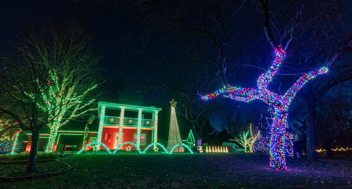 The Lights on Longview display in east Wichita.