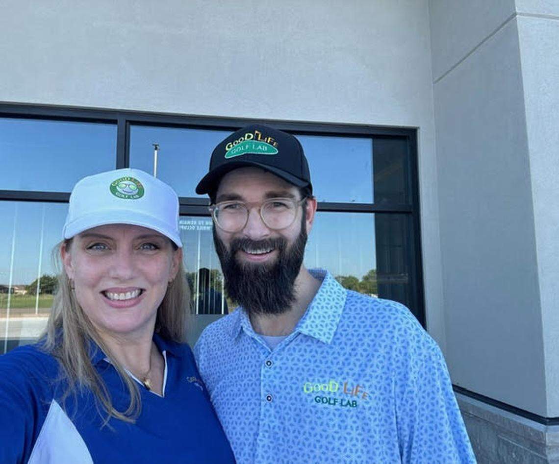 Amy McKee and Jason Voos are opening the Good Life Golf Lab at the Shops at Avante on the west side.