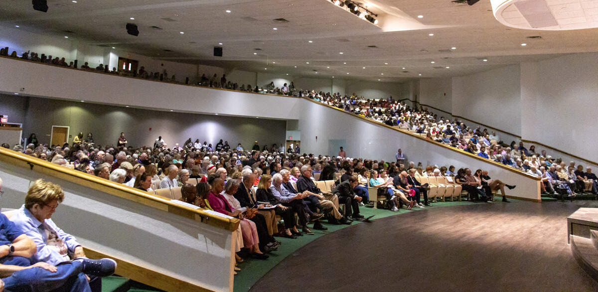 Community members filled the WSU Eugene M. Hughes Metroplex on Monday night for the third annual Justice Together Nehemiah Assembly. Faith leaders presented proposals to city council members to reduce gun violence and homelessness, and improve access to affordable housing.