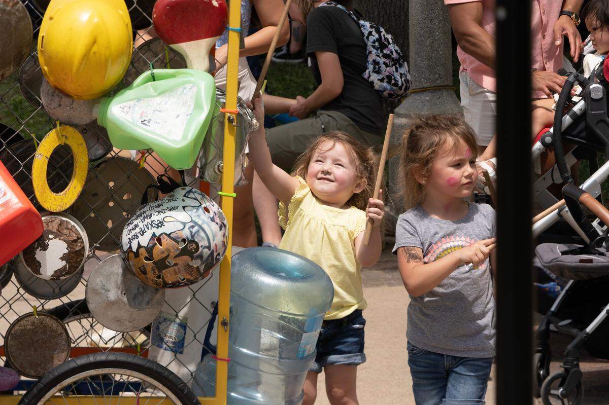 The Kid’s Corner at Wichita Riverfest’ is located on the west side of Century II.