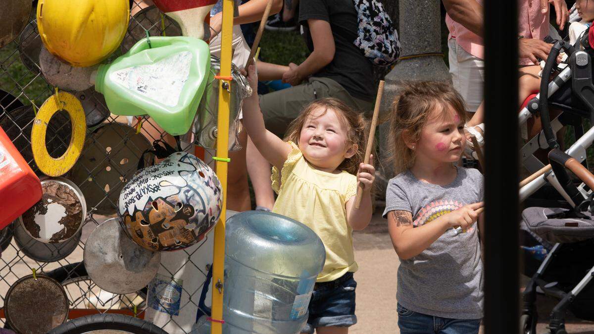 The Kid’s Corner at Wichita Riverfest’ is located on the west side of Century II.