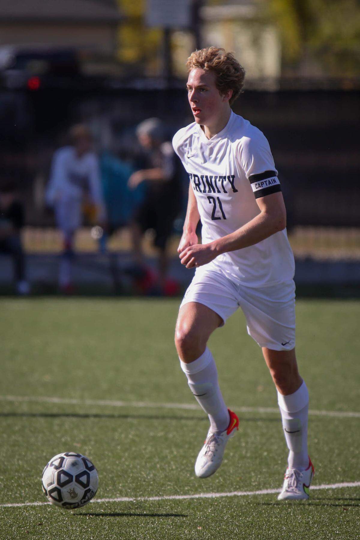 Trinity Academy senior defender Ethan Cary was named the Player of the Year on the Wichita Eagle All-Metro boys soccer team.