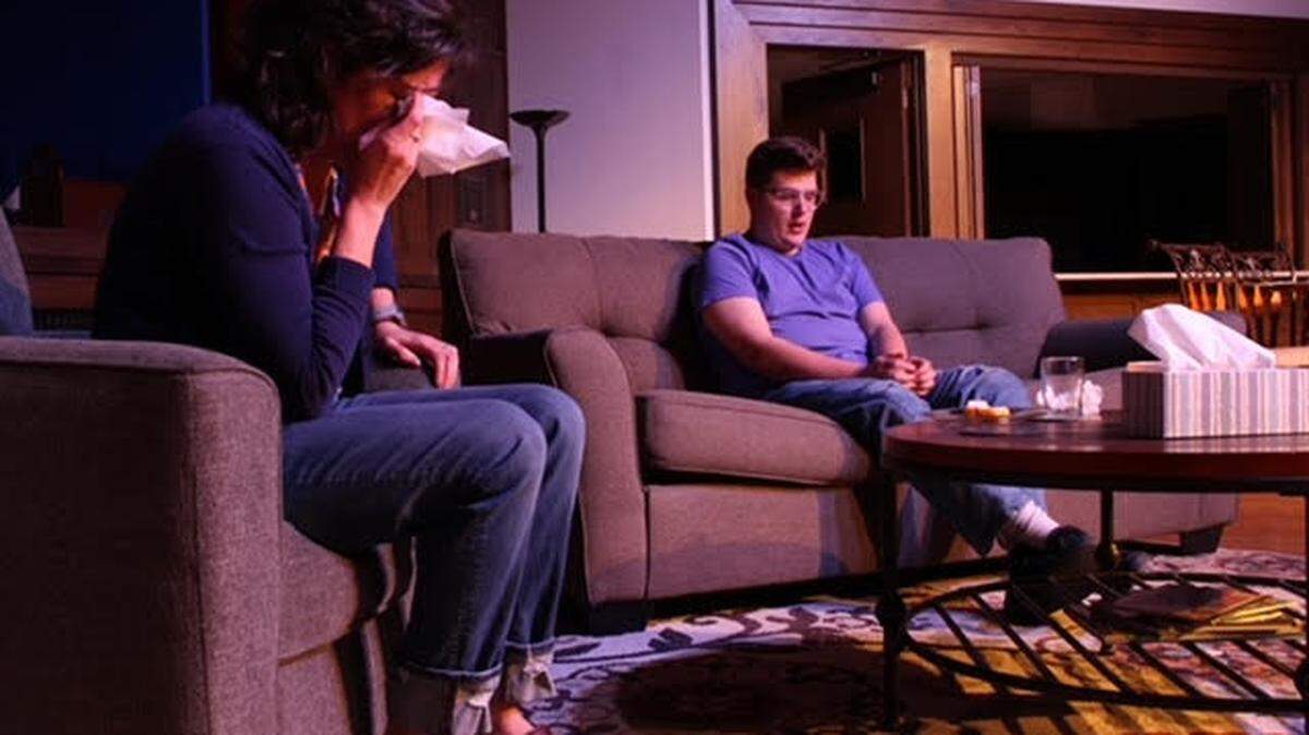 “Rabbit Hole,” which became a movie in 2010, shows the aftermath of the death of a 4-year-old boy after being struck by a car. Megan Upton-Tyner and Quinn Warren play the boy’s parents.