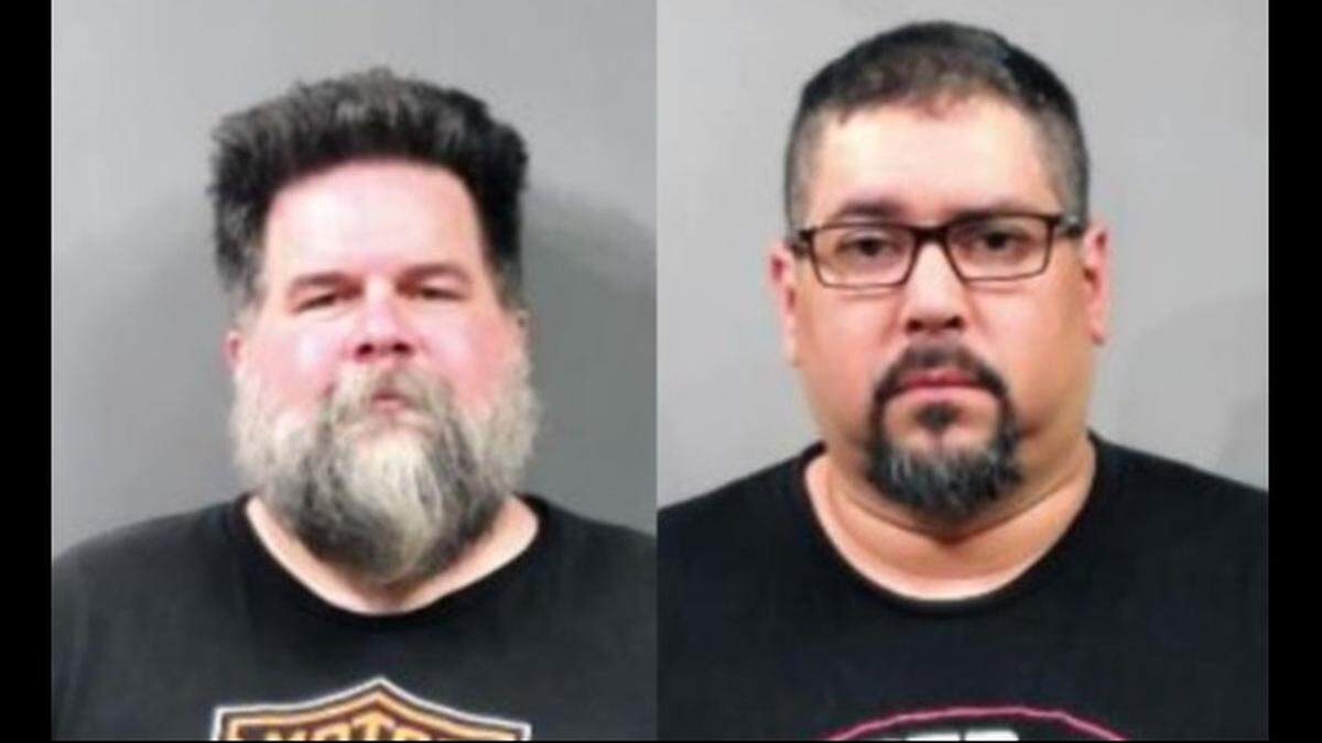 Michael Morris, left, and Christopher Perry, right.