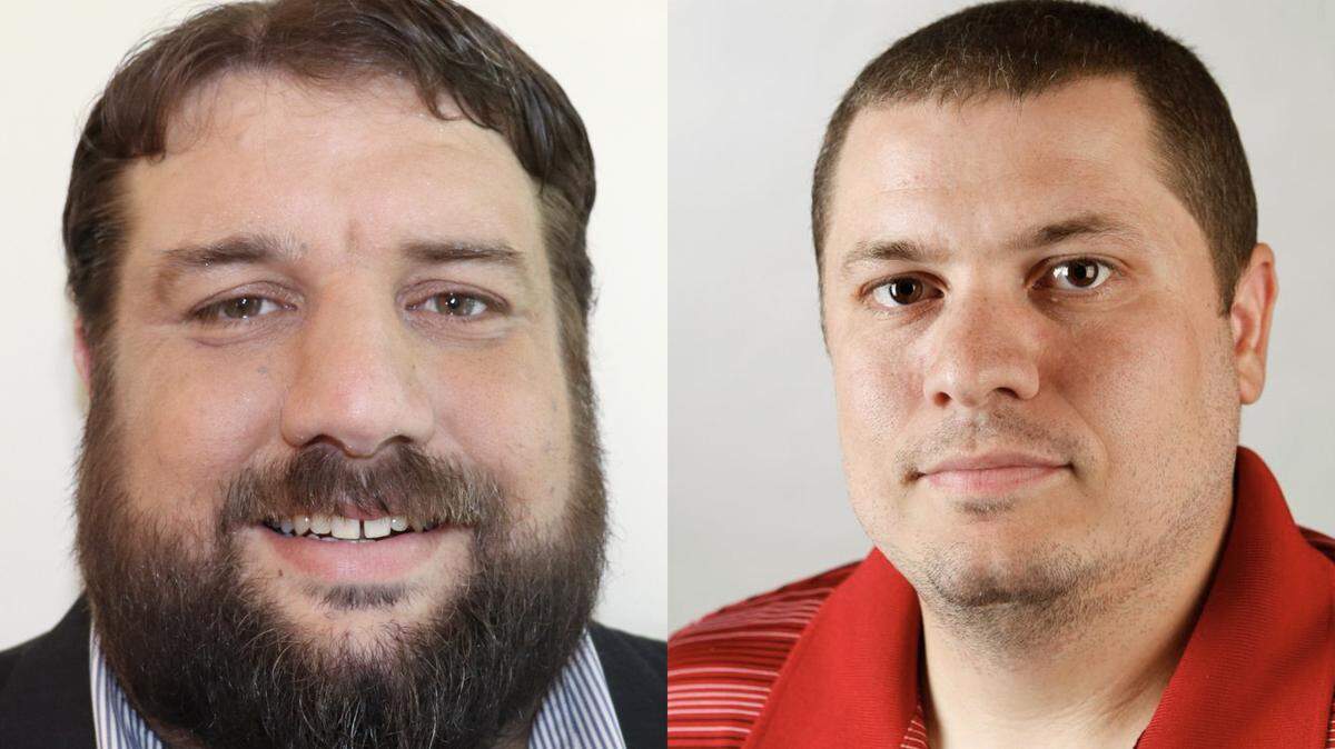 Democratic Wichita City Councilman Mike Hoheisel, left, and Republican state Rep. Nick Hoheisel, right, disagree on many political issues, but strongly agree that violence has no place in our political system.