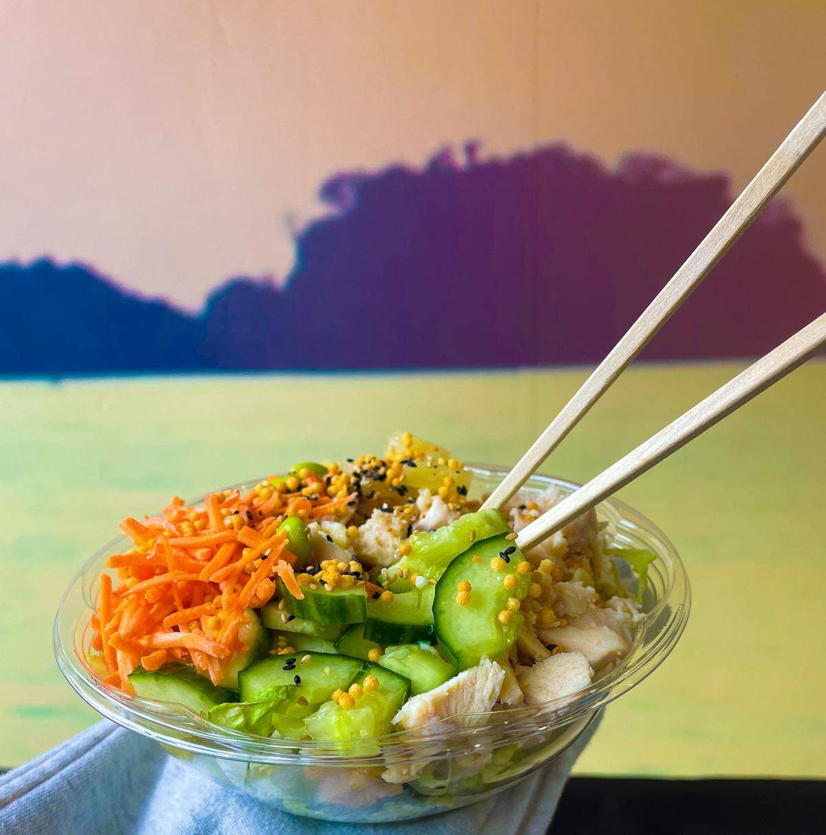 Pokemoto specializes in Hawaiian poke bowls.
