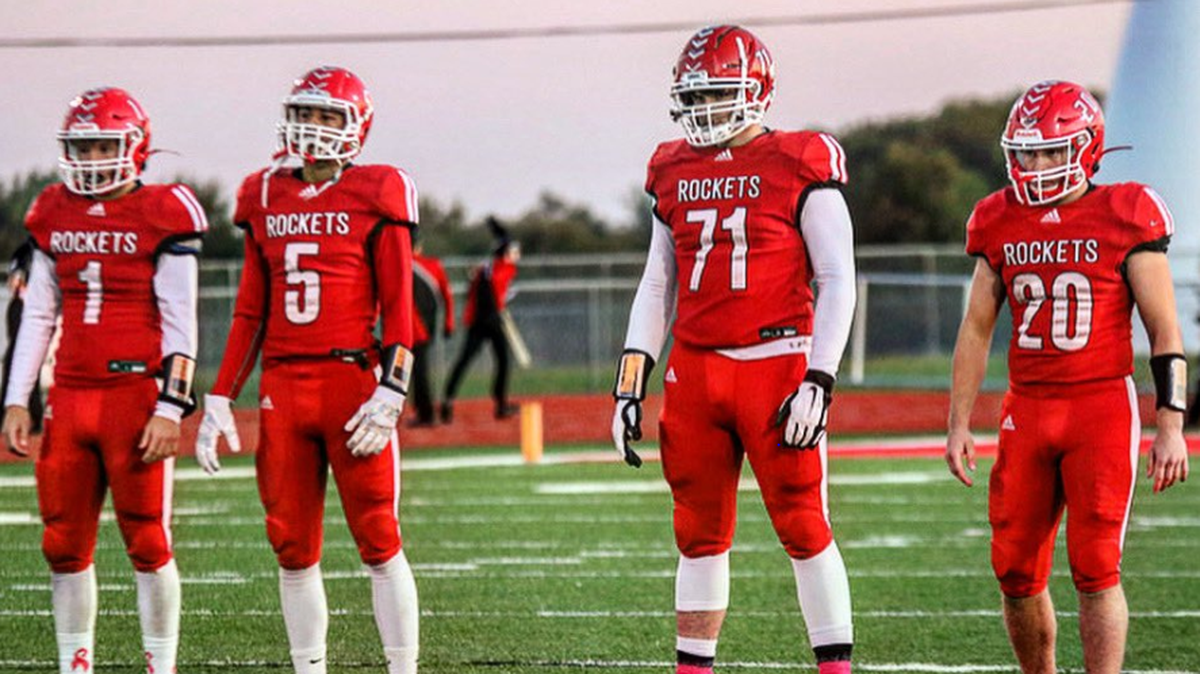 Rose Hill’s Noah Bolticoff (second from right)