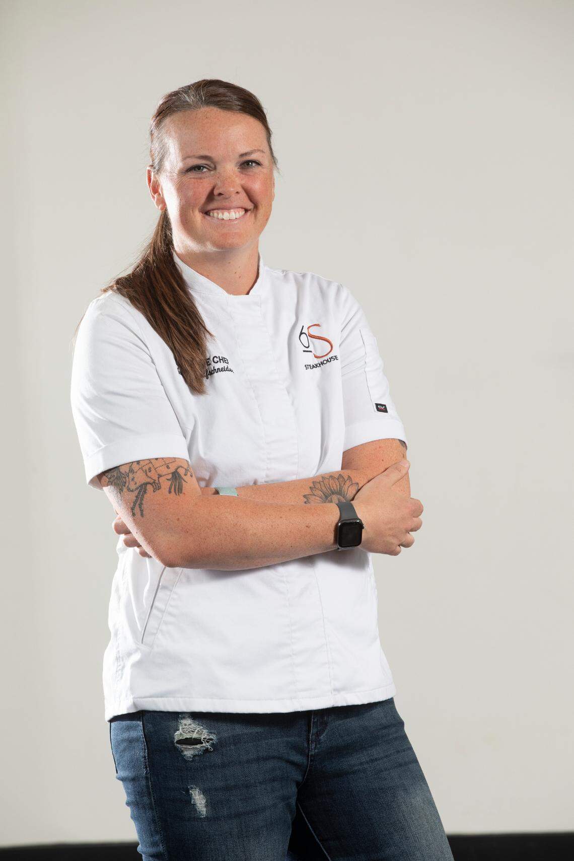 Jennifer Reifschneider is executive chef at 6S Steakhouse. (Oct. 5, 2021)