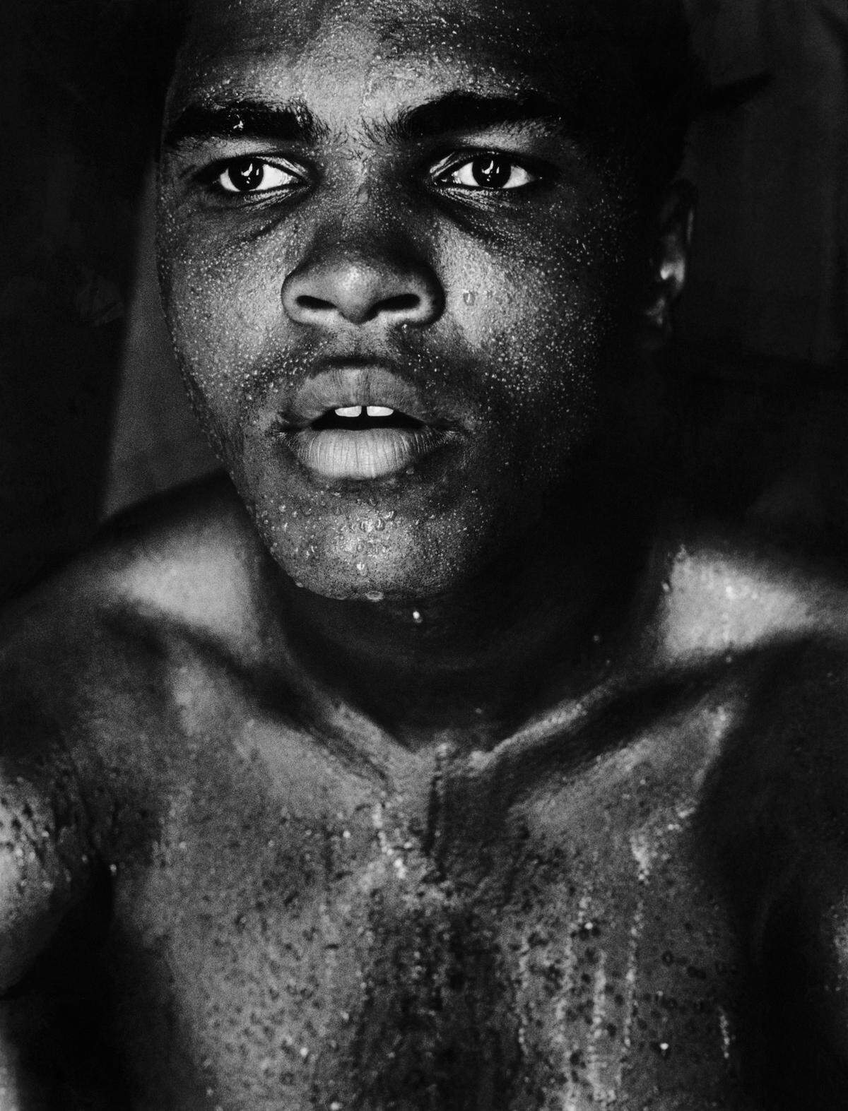“Muhammad Ali,” a 1966 photo of the famed boxer.