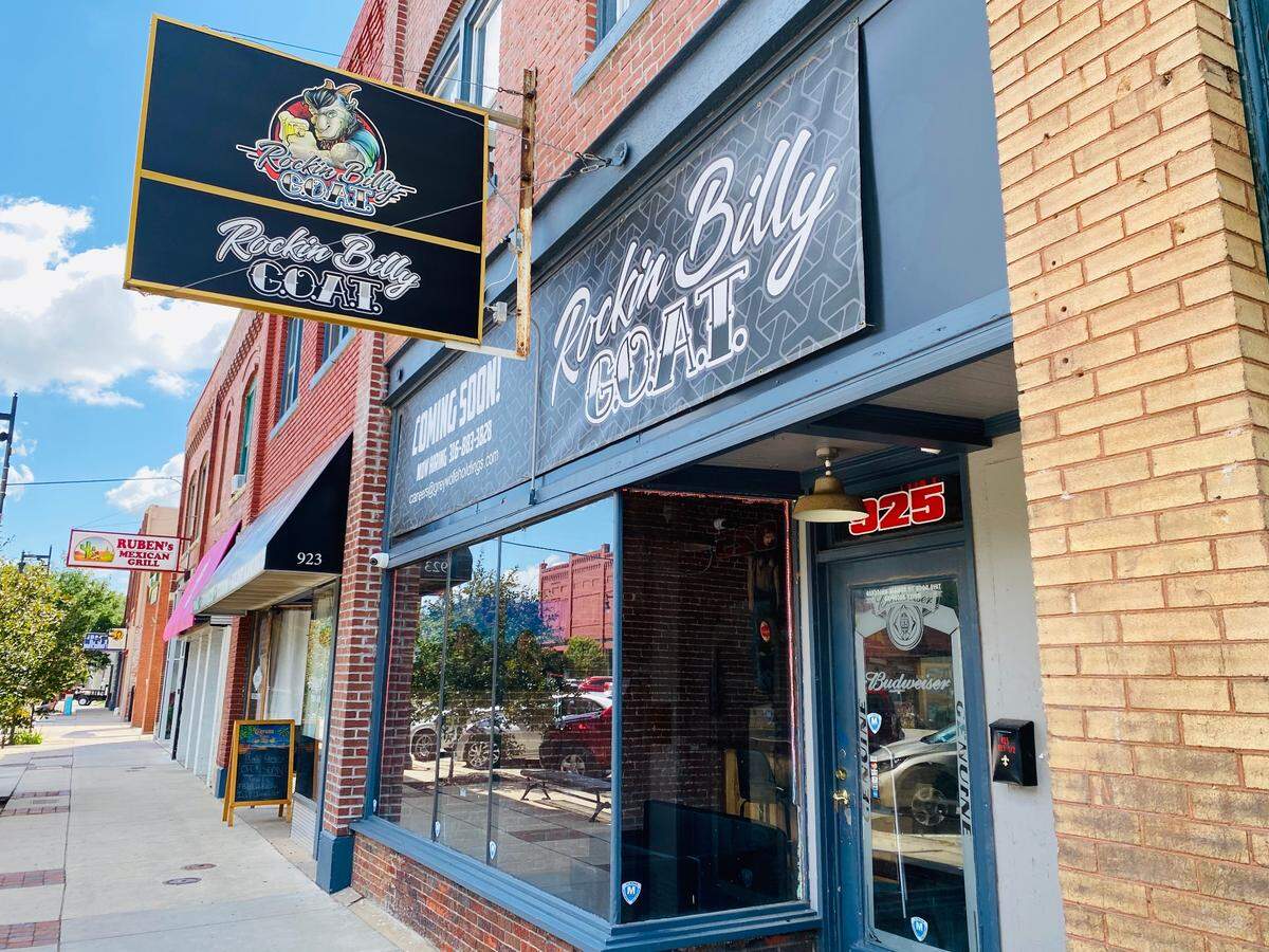 Rockin Billy Goat was a rockabilly bar that opened last August but was closed by April.