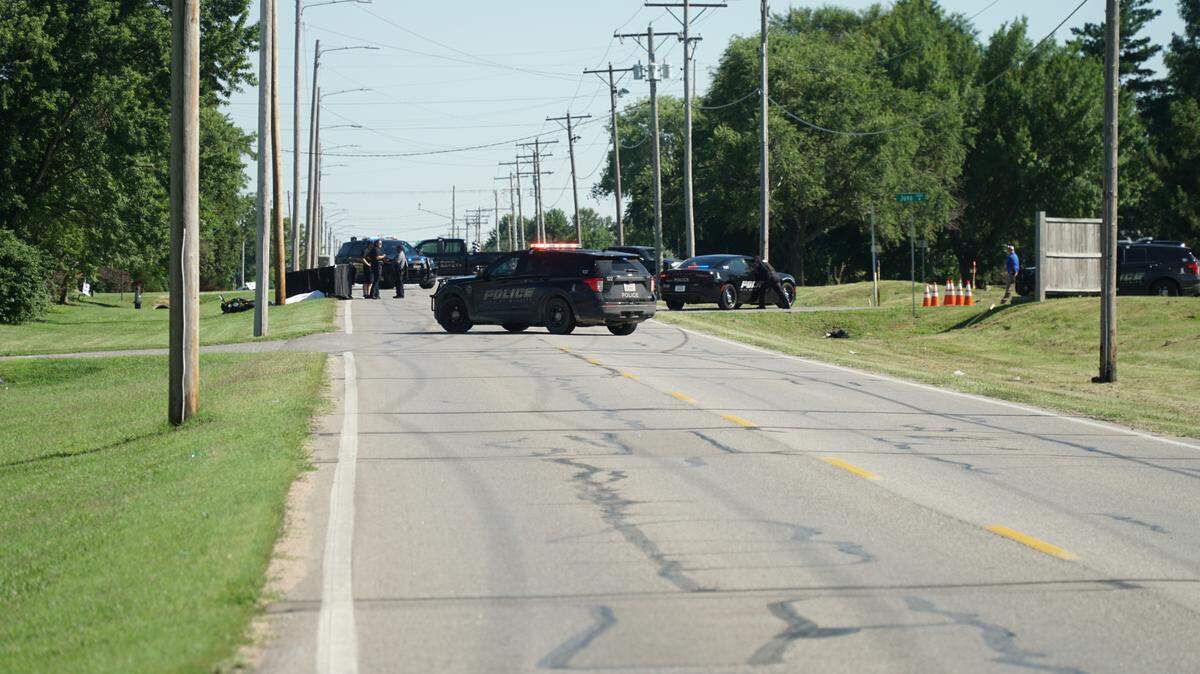 Wichita police at the most recent fatal motorcycle accident in Wichita. It happened June 26 in the area of MacArthur and Hoover in southwest Wichita.