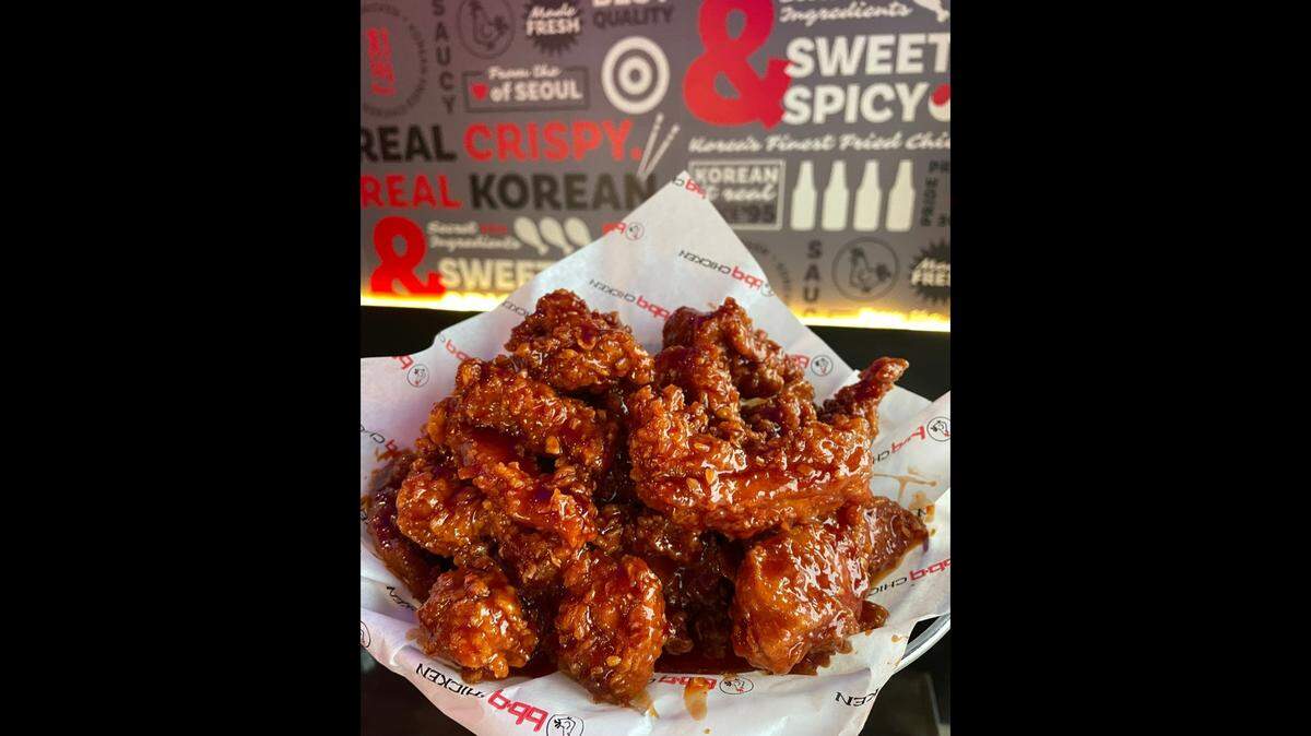 The first Bb.q Chicken restaurant in Kansas will open Sunday at Towne East Square serving Korean fried chicken and more.