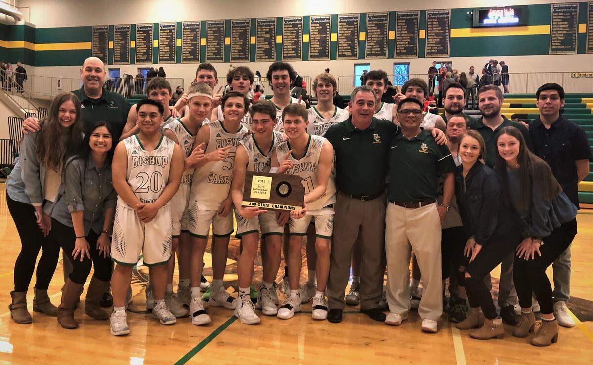 Bishop Carroll boys basketball team