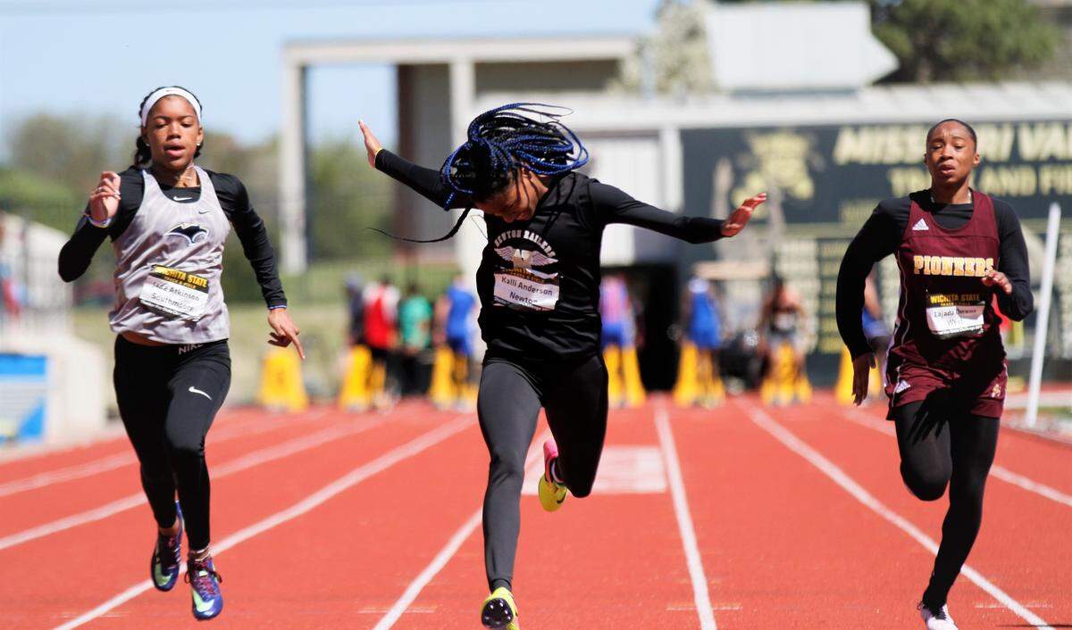 Newton’s Kalli Anderson, 2019 Wichita Eagle High School All-Metro Girls Track and Field 100 meters selection