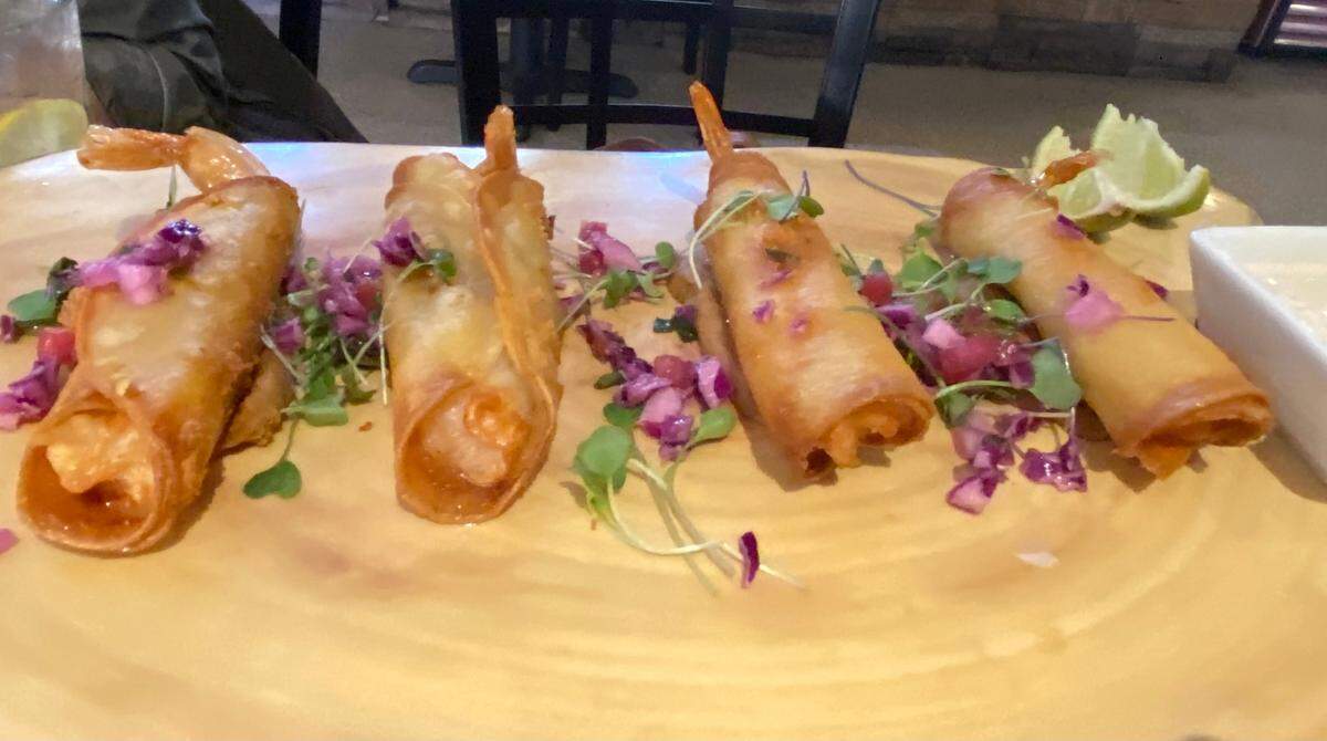 Shrimp taquitos from the new Molino’s shareable plates menu