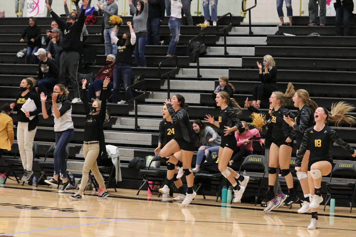 The Newton volleyball team won a Class 5A sub-state championship in three sets over Andover on Saturday, advancing to Tuesday’s state quarterfinal matchup against Bishop Carroll.