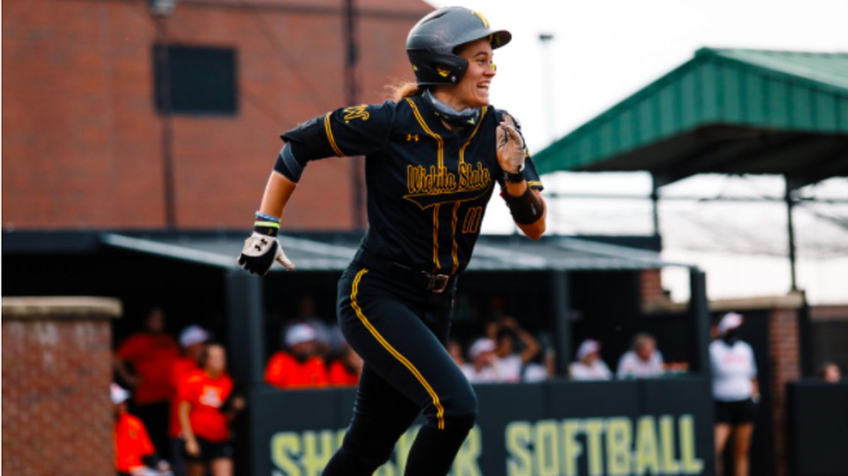 Neleigh Herring hit the go-ahead home run in the sixth inning of Wichita State softball’s 3-2 win over No. 11 Oklahoma State on Tuesday.