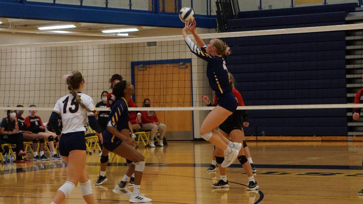 Wichita Northwest senior Caiya Stucky was named to the Wichita Eagle All-Metro volleyball team.