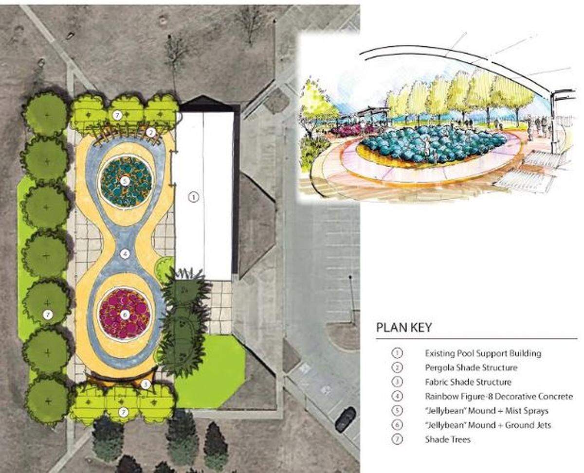 Edgemoor Park splash pad