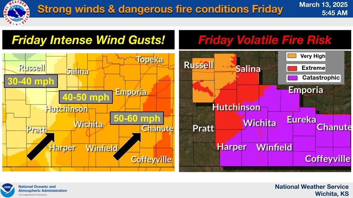 Wichita, part of KS to be in catastrophic fire risk as ‘bomb cyclone’ storm moves across US