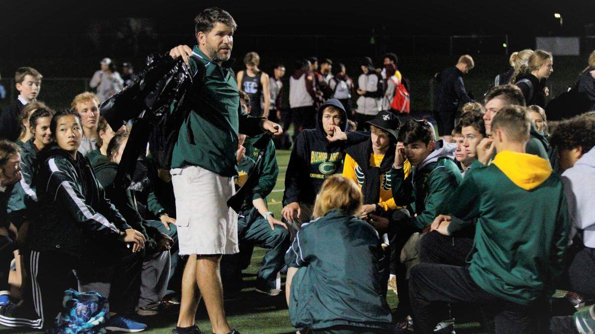 Bishop Carroll coach Cody Swords