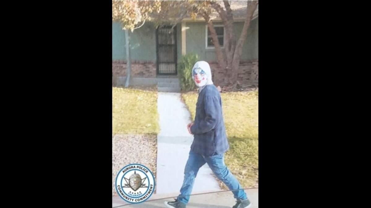 Horizon Middle School Principal Ron Garcia y Ortiz chased and “nabbed” this juvenile in a clown mask, police said.