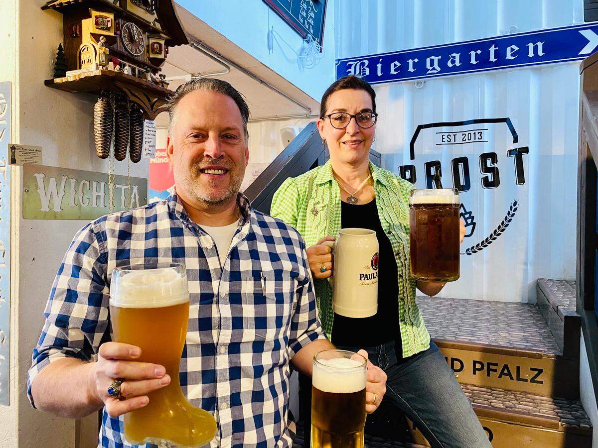 Austin and Manu English are the owners of Wichita German restaurant Prost.