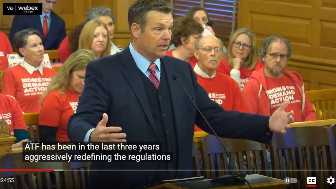 Attorney General Kris Kobach is pushing a dangerous gun amendment at the Kansas Statehouse.