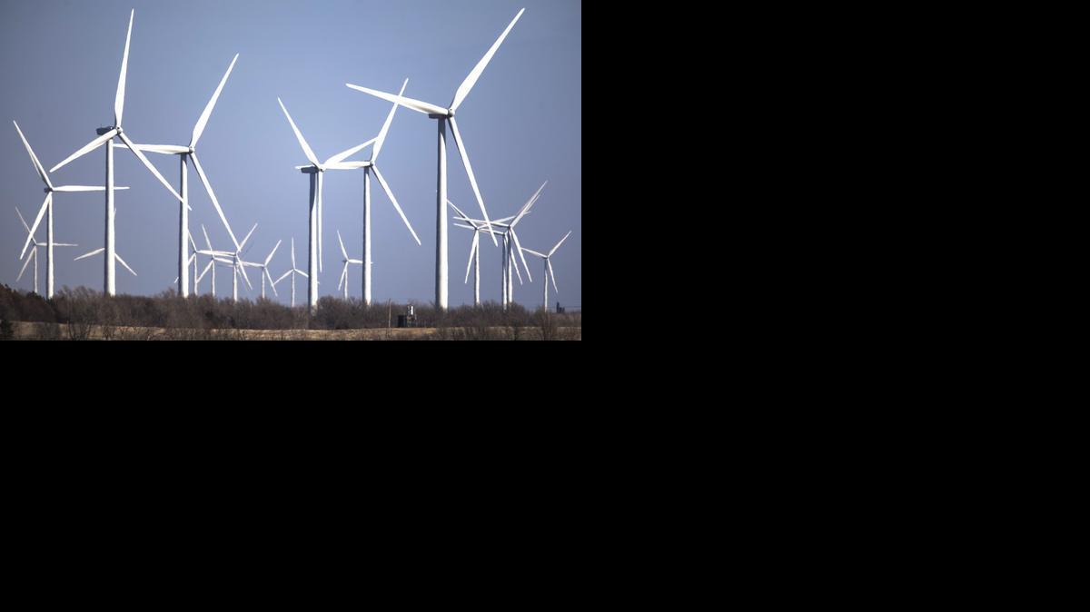 The Flat Ridge 2 wind farm is now the largest wind farm in Kansas.  House Bill 2014 would have repealed a state requirement that utility companies get 20 percent of their energy from renewable sources, such as wind, by 2020. 

