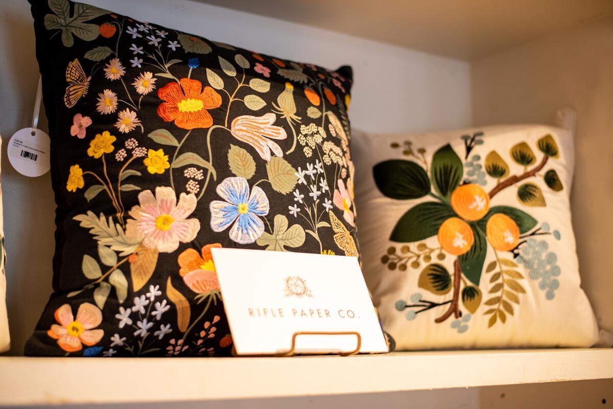 Love of Character owner Mary Billings has opened a store within a store at Bradley Fair to showcase Rifle Paper Co. products.