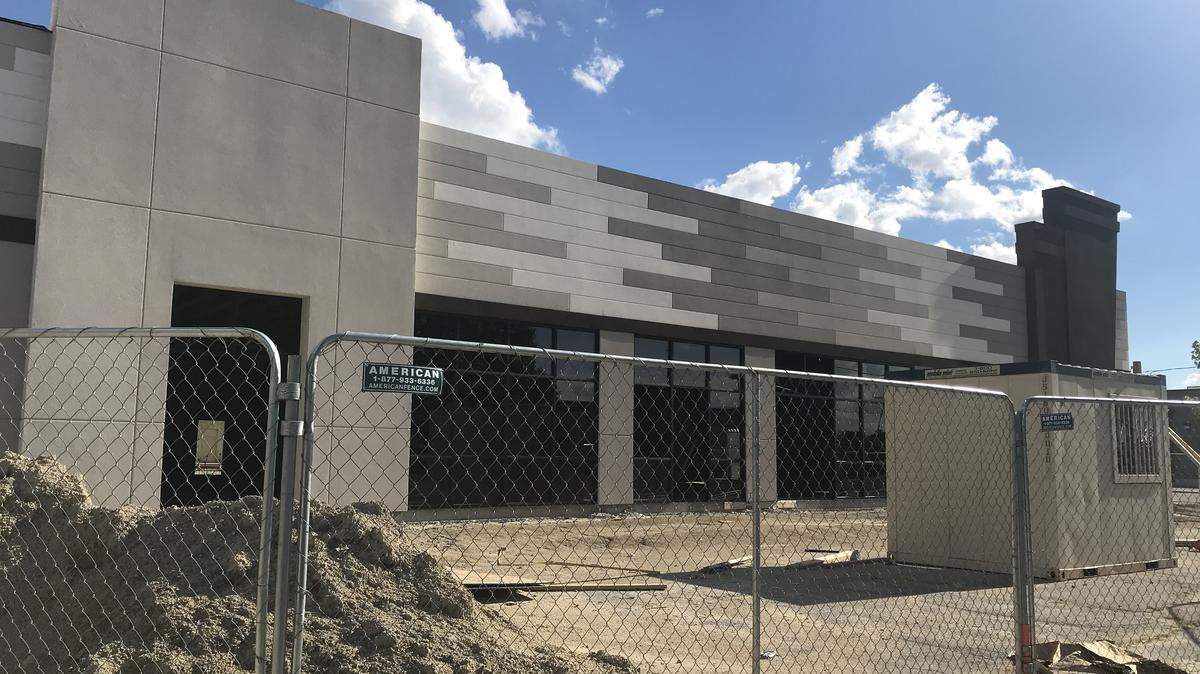 This fancy new building near 21st and Amidon is the future home of two restaurants.