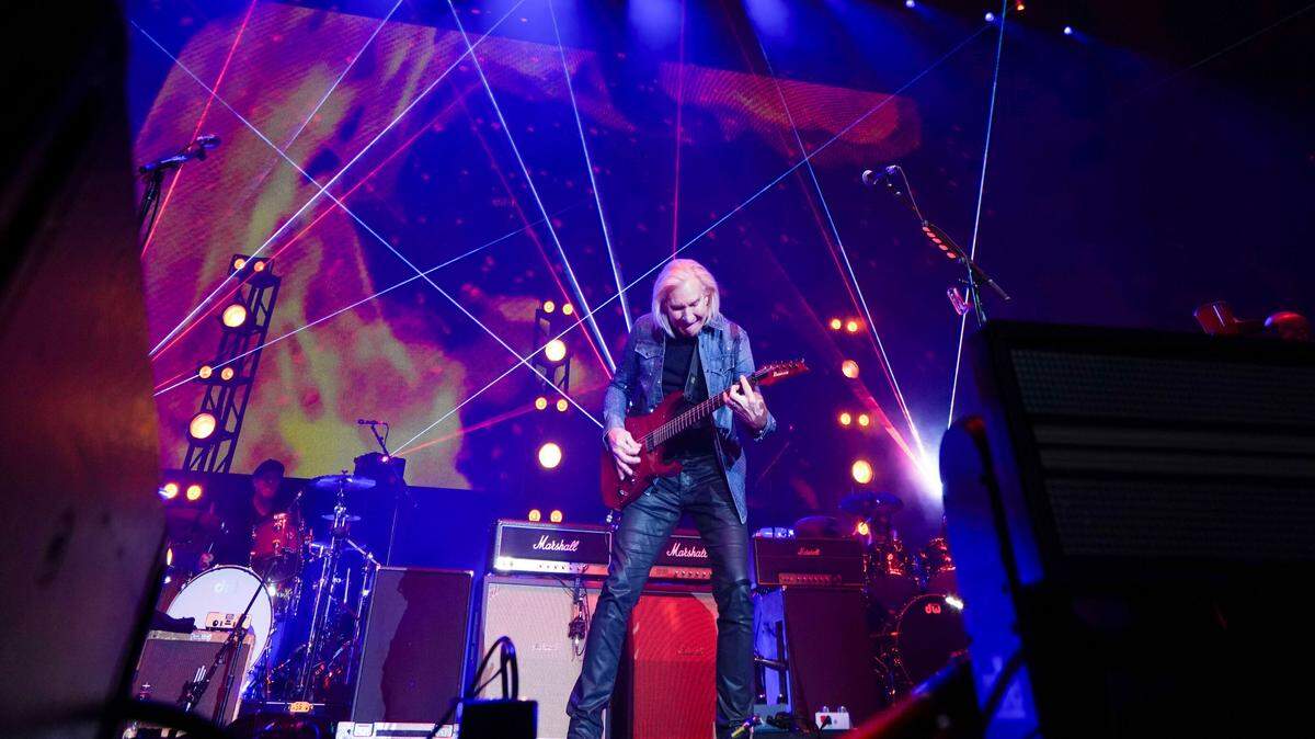 Joe Walsh, shown at a VetsAid concert in 2023, is bringing his benefit performance for military veterans and their families to Intrust Bank Arena on Saturday.